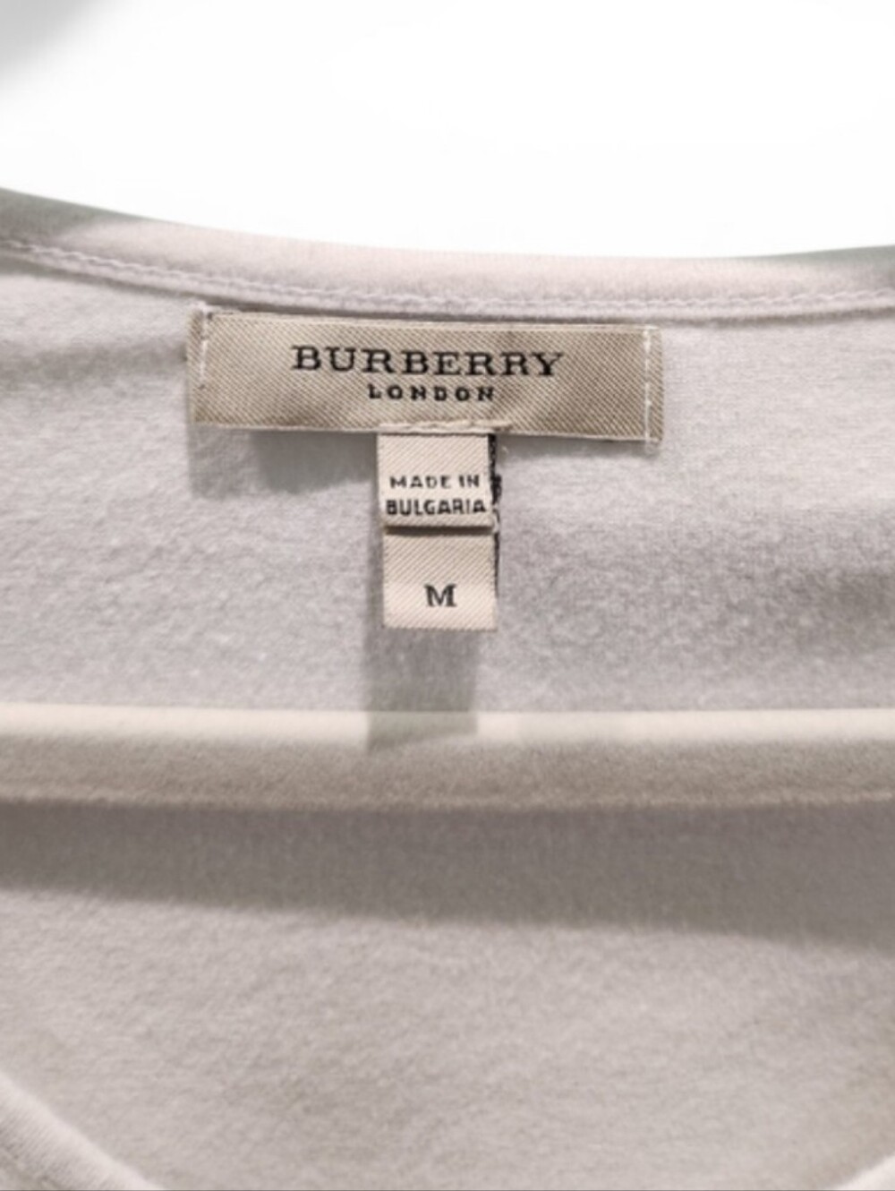 Burberry Scoop Neck 3/4 Sleeve Top with Embellished Shoulders - Picture 2 of 3